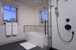 Junior Master Bath with Soaking Tub and Shower